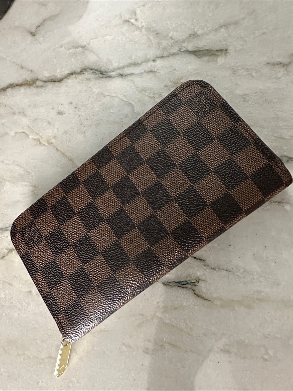 Louis Vuitton Zippy Checkerboard Wallet